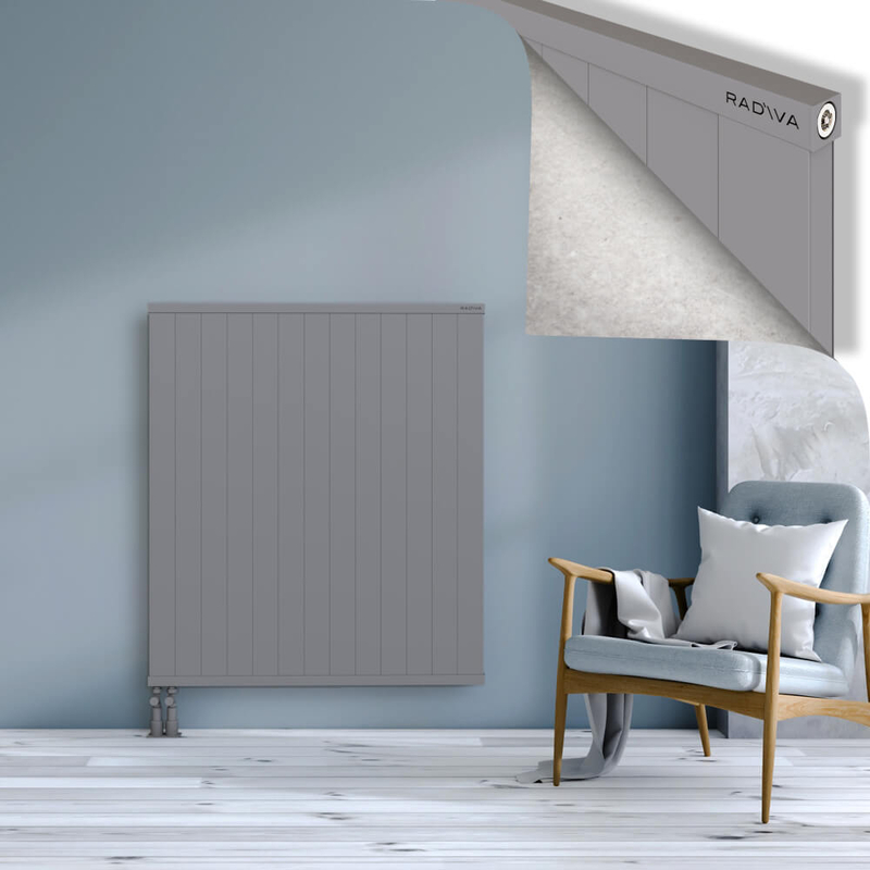 RIO Dekoratif Alüminyum Radyatör 1200x1304 Gri