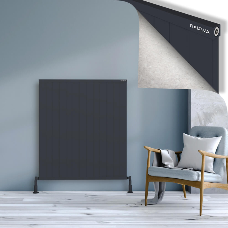 RIO Dekoratif Alüminyum Radyatör 1200x1304 Koyu Antrasit