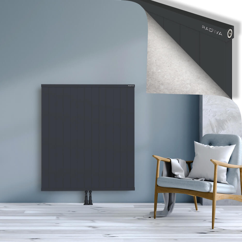RIO Dekoratif Alüminyum Radyatör 1200x1304 Koyu Antrasit