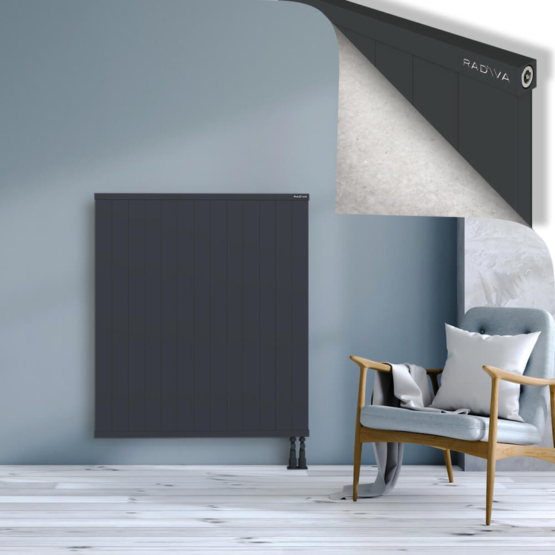 RIO Dekoratif Alüminyum Radyatör 1200x1304 Koyu Antrasit