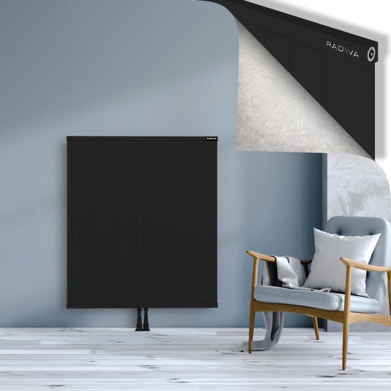 RIO Dekoratif Alüminyum Radyatör 1200x1304 Siyah