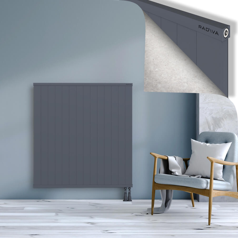 RIO Dekoratif Alüminyum Radyatör 1200x1404 Antrasit