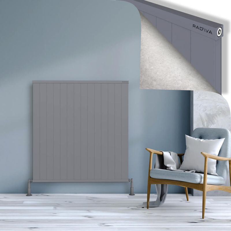 RIO Dekoratif Alüminyum Radyatör 1200x1404 Gri