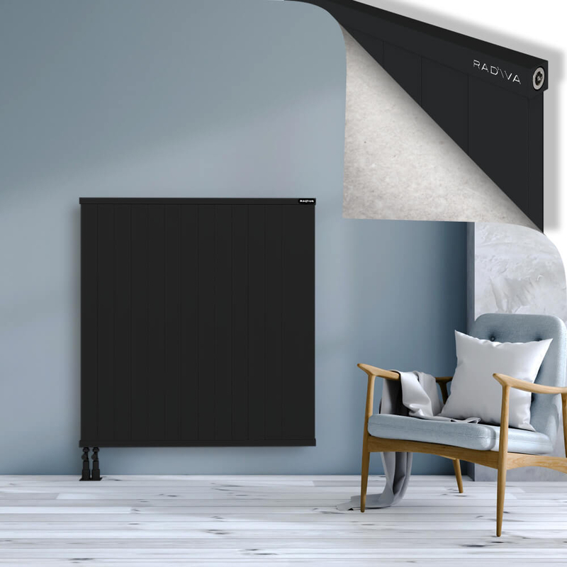 RIO Dekoratif Alüminyum Radyatör 1200x1404 Siyah