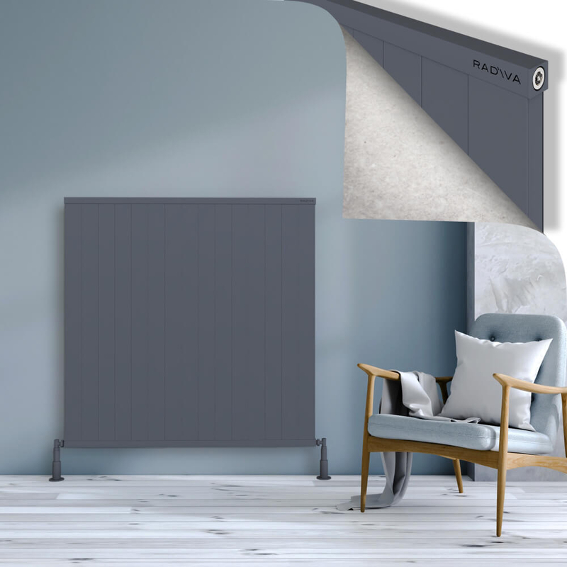 RIO Dekoratif Alüminyum Radyatör 1200x1504 Antrasit