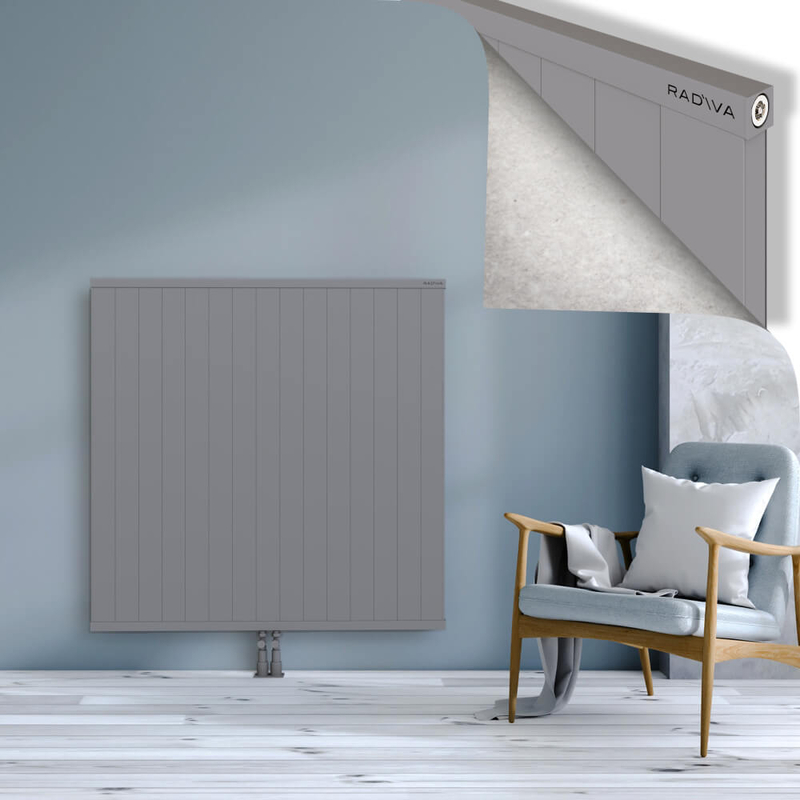 RIO Dekoratif Alüminyum Radyatör 1200x1504 Gri