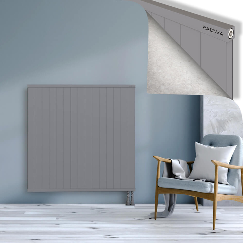 RIO Dekoratif Alüminyum Radyatör 1200x1504 Gri