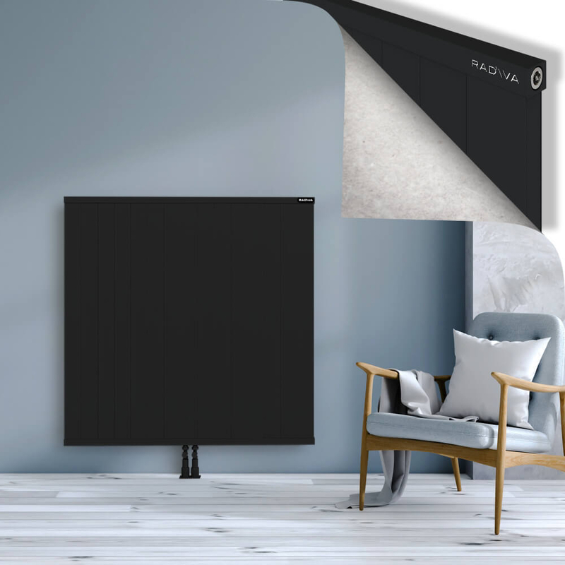RIO Dekoratif Alüminyum Radyatör 1200x1504 Siyah