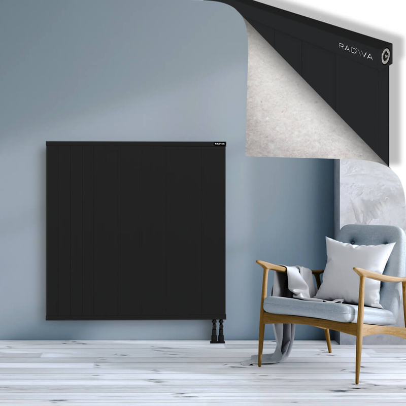RIO Dekoratif Alüminyum Radyatör 1200x1504 Siyah