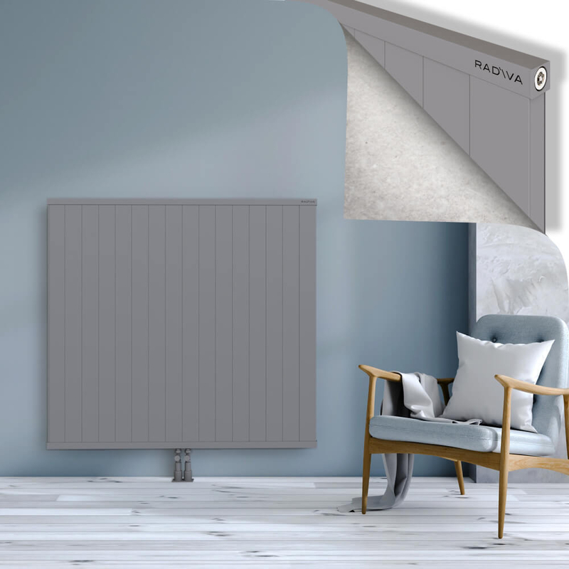 RIO Dekoratif Alüminyum Radyatör 1200x1604 Gri