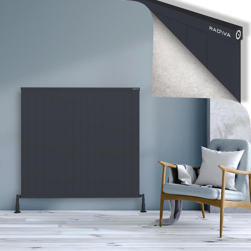 RIO Dekoratif Alüminyum Radyatör 1200x1604 Koyu Antrasit