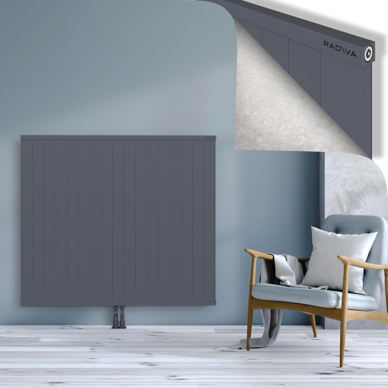 RIO Dekoratif Alüminyum Radyatör 1200x1704 Antrasit