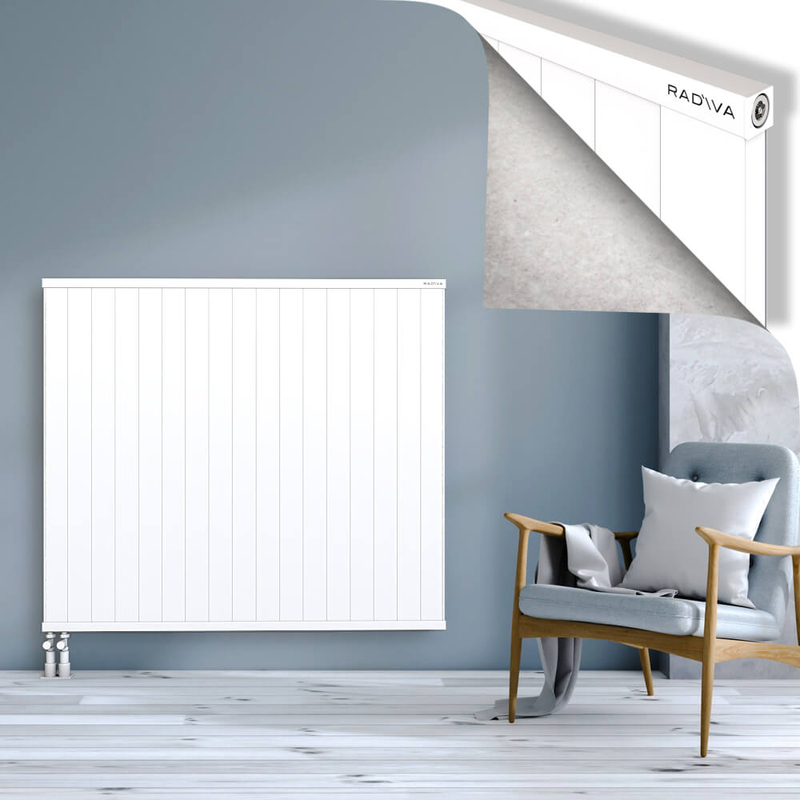 RIO Dekoratif Alüminyum Radyatör 1200x1704 Beyaz