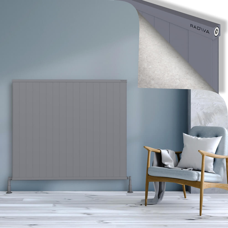 RIO Dekoratif Alüminyum Radyatör 1200x1704 Gri