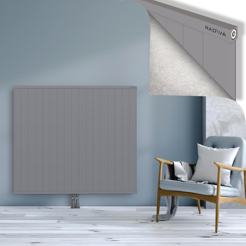 RIO Dekoratif Alüminyum Radyatör 1200x1704 Gri