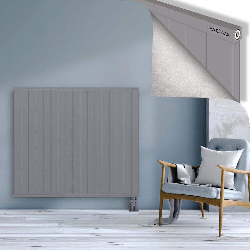 RIO Dekoratif Alüminyum Radyatör 1200x1704 Gri
