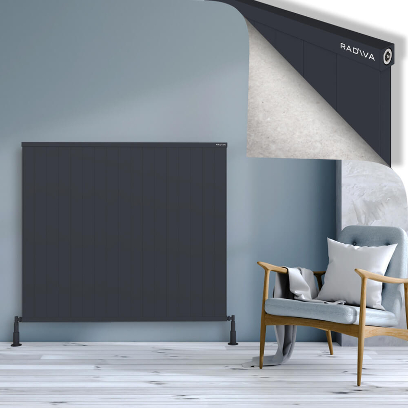 RIO Dekoratif Alüminyum Radyatör 1200x1704 Koyu Antrasit