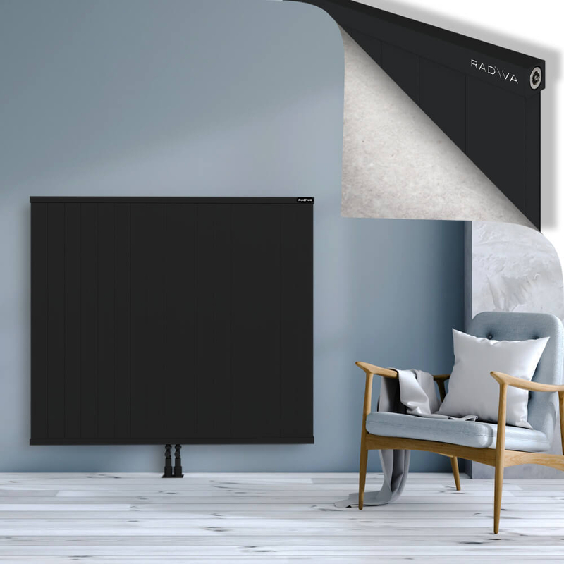 RIO Dekoratif Alüminyum Radyatör 1200x1704 Siyah