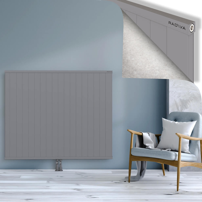 RIO Dekoratif Alüminyum Radyatör 1200x1804 Gri
