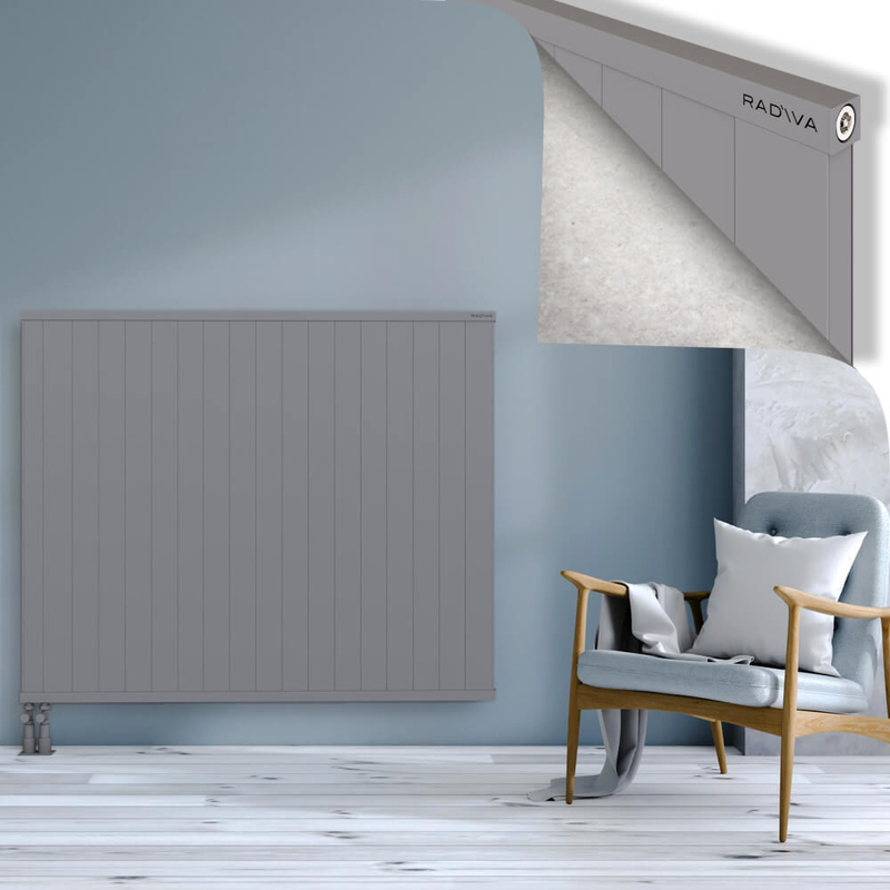 RIO Dekoratif Alüminyum Radyatör 1200x1804 Gri