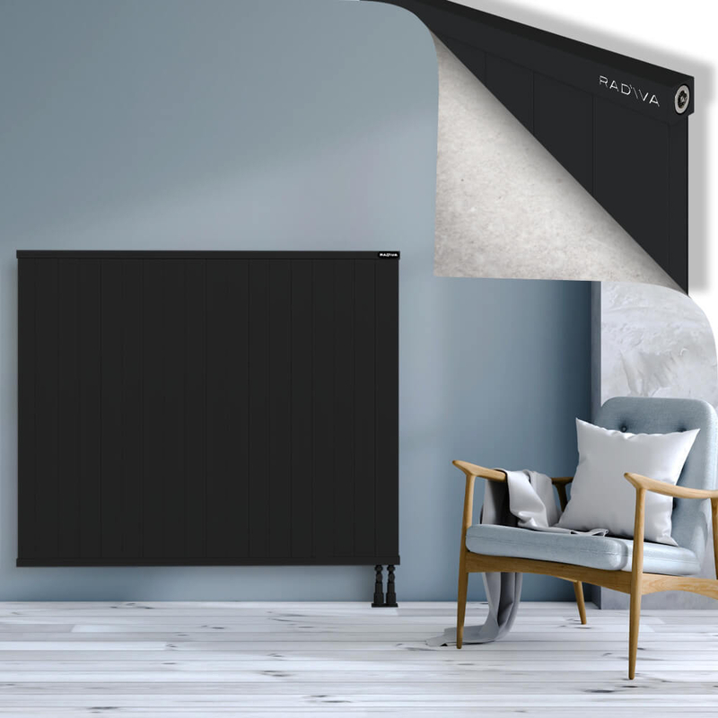 RIO Dekoratif Alüminyum Radyatör 1200x1804 Siyah