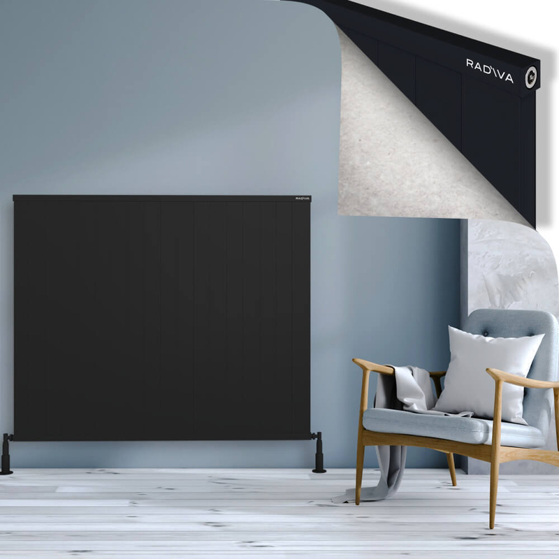 RIO Dekoratif Alüminyum Radyatör 1200x1804 Siyah