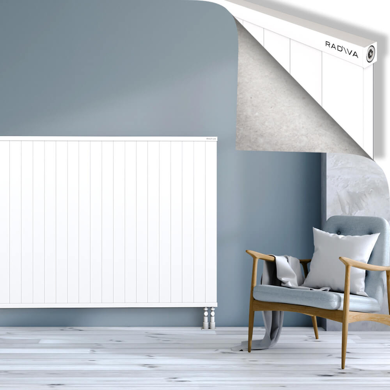 RIO Dekoratif Alüminyum Radyatör 1200x2004 Beyaz