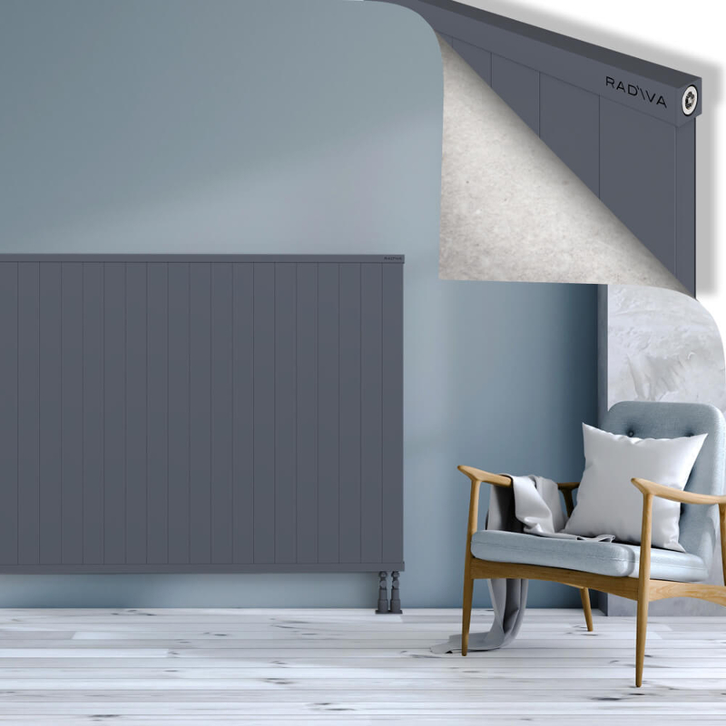 RIO Dekoratif Alüminyum Radyatör 1200x2704 Antrasit