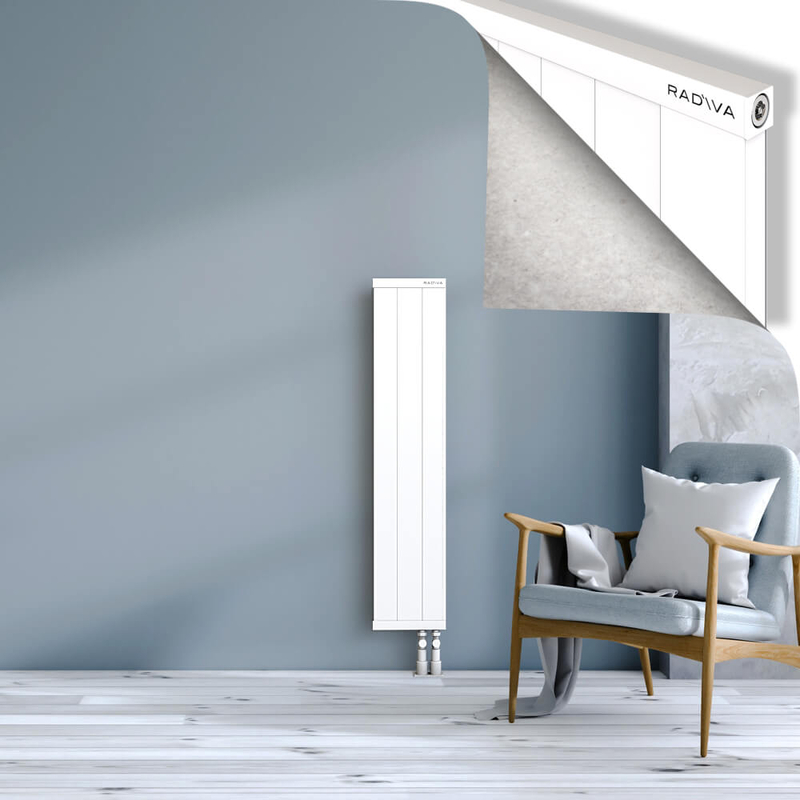RIO Dekoratif Alüminyum Radyatör 1200x304 Beyaz