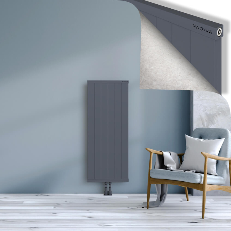RIO Dekoratif Alüminyum Radyatör 1200x604 Antrasit