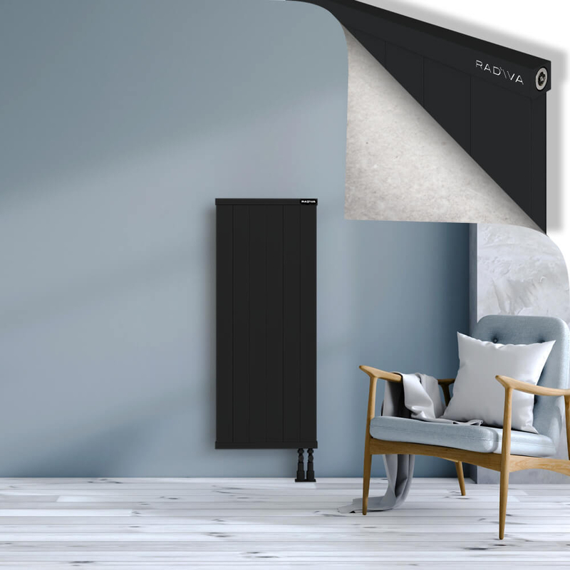 RIO Dekoratif Alüminyum Radyatör 1200x604 Siyah