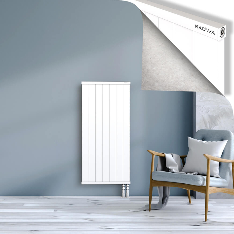 RIO Dekoratif Alüminyum Radyatör 1200x704 Beyaz