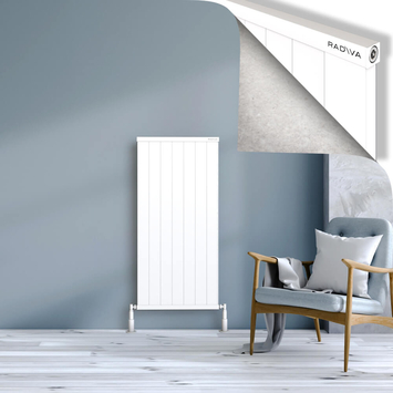 Radiva - Rio Dekoratif Alüminyum Radyatör 1200x704 Beyaz