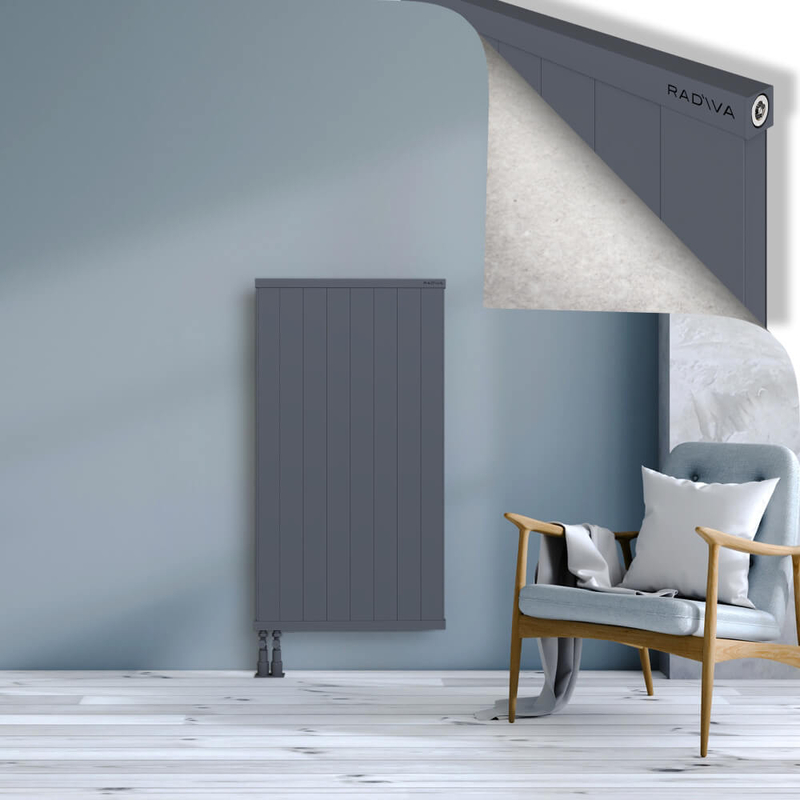 RIO Dekoratif Alüminyum Radyatör 1200x804 Antrasit