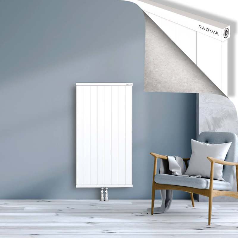 RIO Dekoratif Alüminyum Radyatör 1200x804 Beyaz