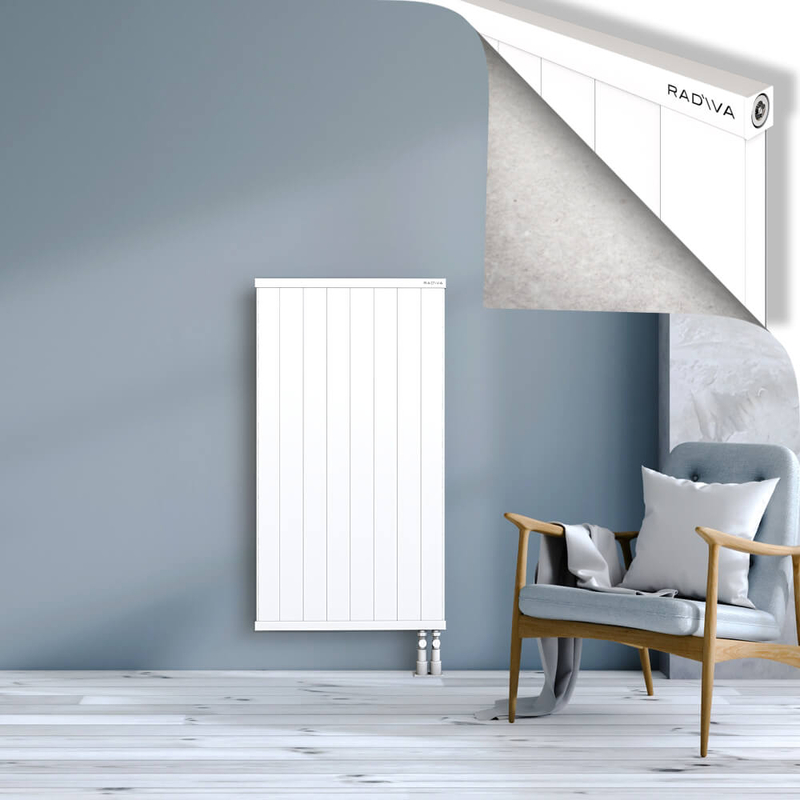 RIO Dekoratif Alüminyum Radyatör 1200x804 Beyaz