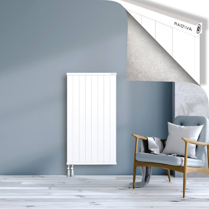 RIO Dekoratif Alüminyum Radyatör 1200x804 Beyaz