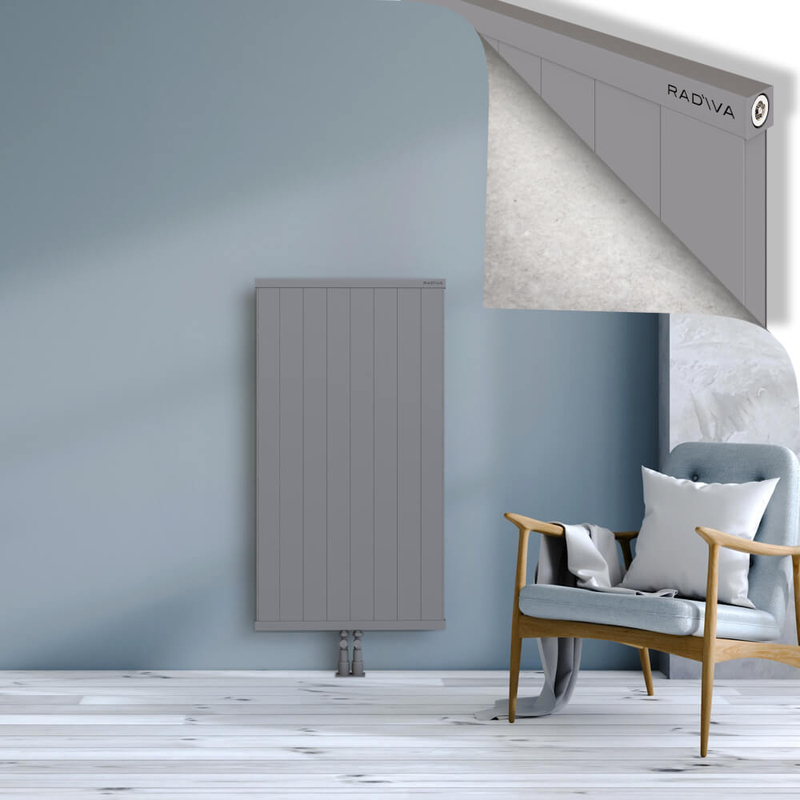RIO Dekoratif Alüminyum Radyatör 1200x804 Gri
