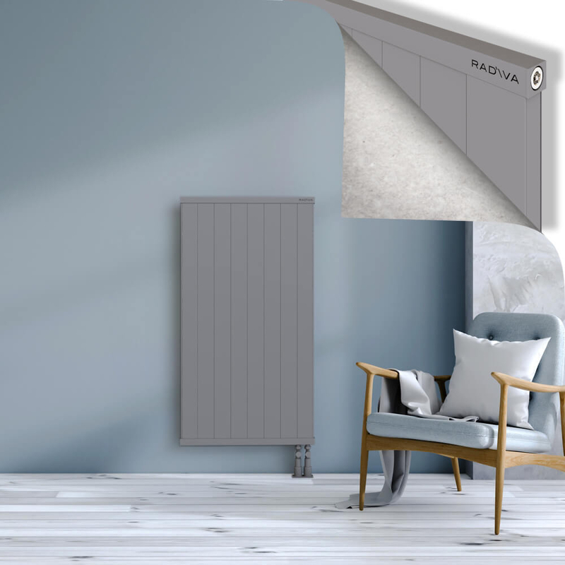 RIO Dekoratif Alüminyum Radyatör 1200x804 Gri