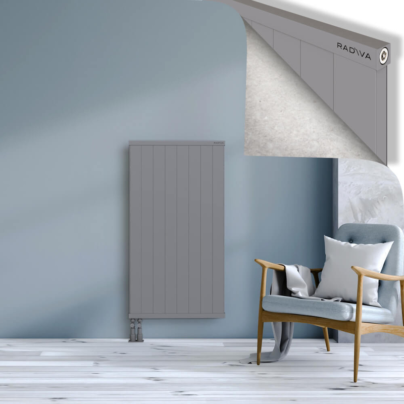 RIO Dekoratif Alüminyum Radyatör 1200x804 Gri