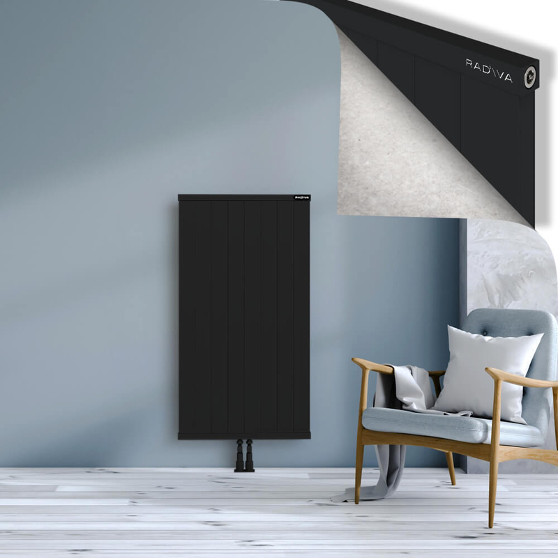 RIO Dekoratif Alüminyum Radyatör 1200x804 Siyah