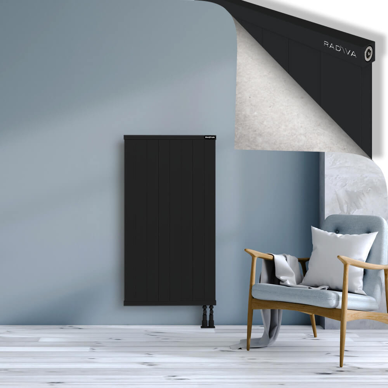 RIO Dekoratif Alüminyum Radyatör 1200x804 Siyah