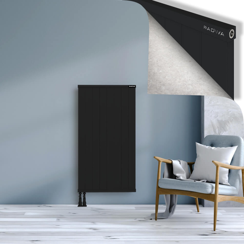 RIO Dekoratif Alüminyum Radyatör 1200x804 Siyah