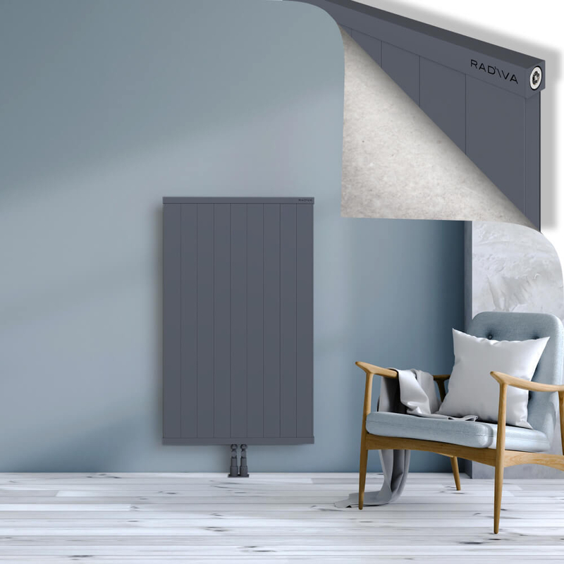 RIO Dekoratif Alüminyum Radyatör 1200x904 Antrasit