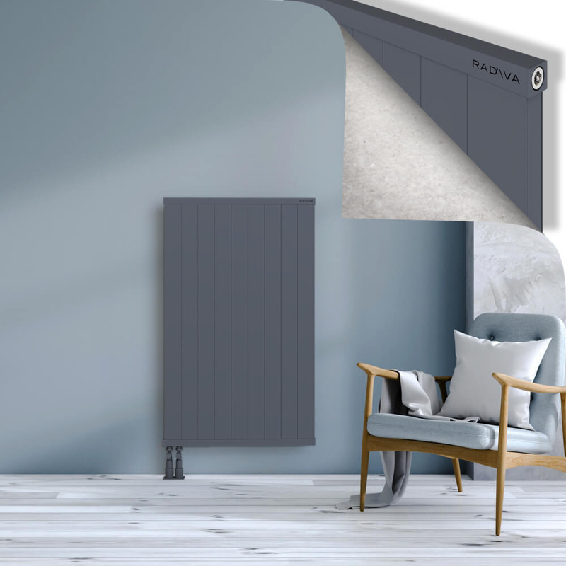 RIO Dekoratif Alüminyum Radyatör 1200x904 Antrasit