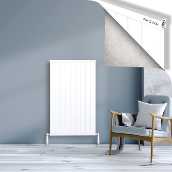 Radiva - Rio Dekoratif Alüminyum Radyatör 1200x904 Beyaz