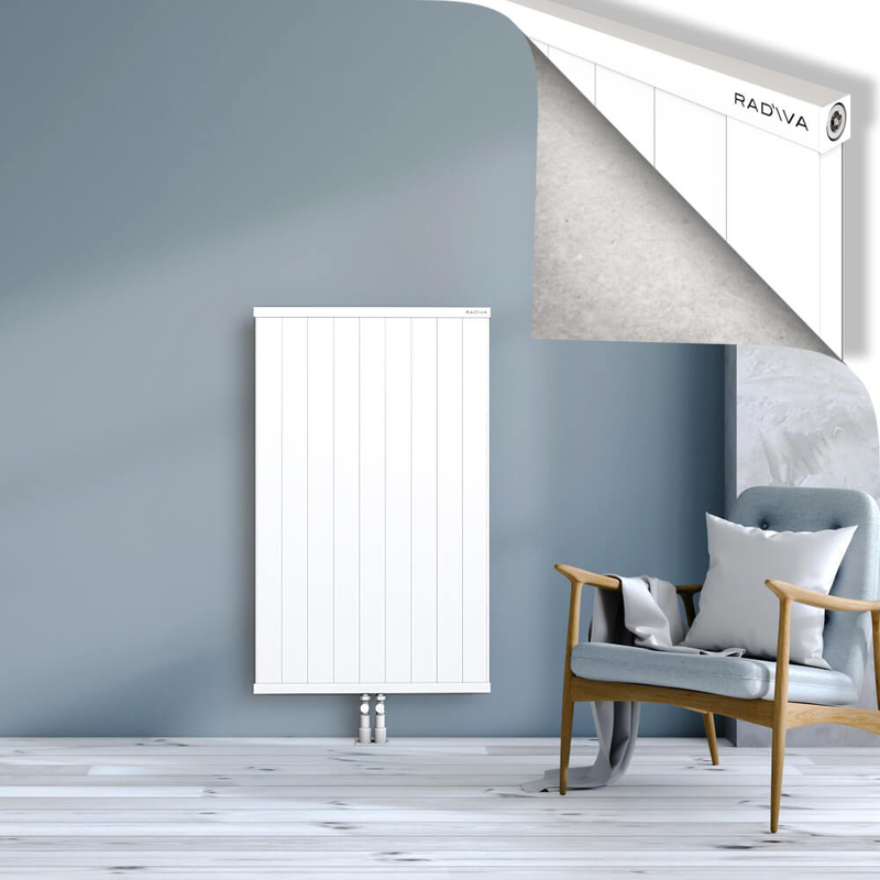 RIO Dekoratif Alüminyum Radyatör 1200x904 Beyaz