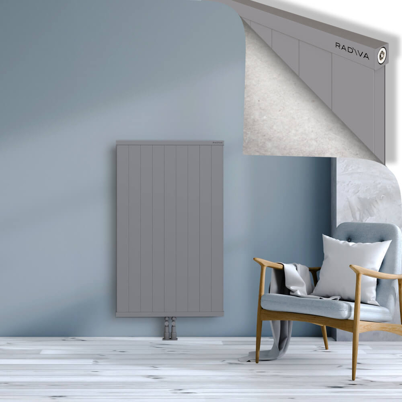 RIO Dekoratif Alüminyum Radyatör 1200x904 Gri