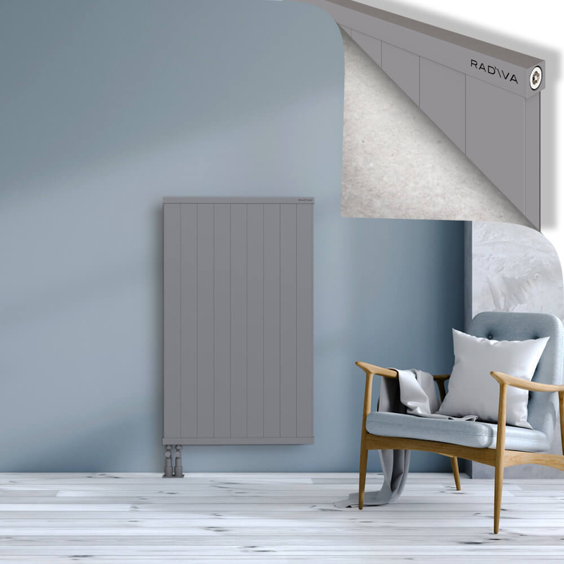 RIO Dekoratif Alüminyum Radyatör 1200x904 Gri