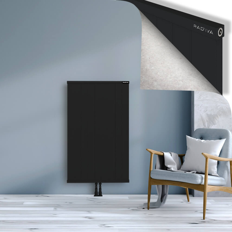 RIO Dekoratif Alüminyum Radyatör 1200x904 Siyah